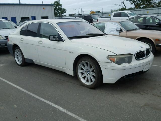 WBAGL63403DP66165 - 2003 BMW 745 I WHITE photo 1