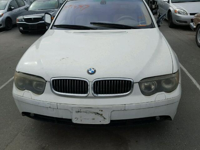 WBAGL63403DP66165 - 2003 BMW 745 I WHITE photo 7