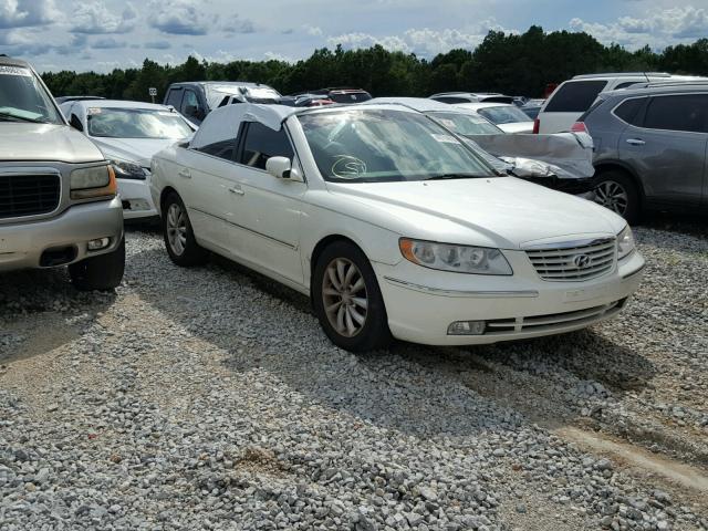 KMHFC46F96A049359 - 2006 HYUNDAI AZERA SE WHITE photo 1