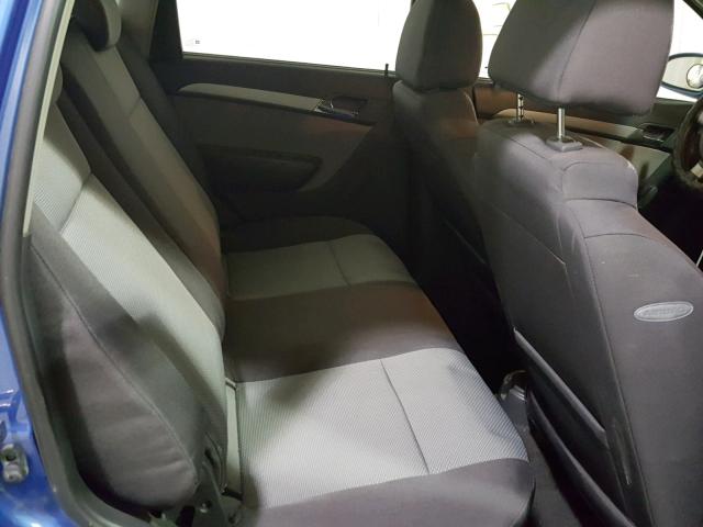 KL1TD66E89B652820 - 2009 CHEVROLET AVEO LS BLUE photo 6