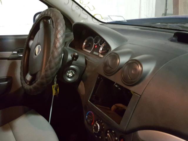 KL1TD66E89B652820 - 2009 CHEVROLET AVEO LS BLUE photo 9