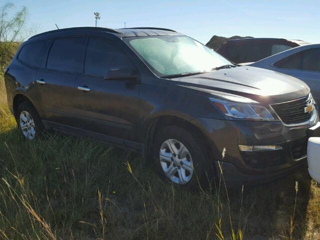 1GNKRFKD6EJ361890 - 2014 CHEVROLET TRAVERSE L GRAY photo 1