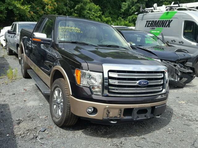 1FTFX1EF9DKD33767 - 2013 FORD F-150 BLACK photo 1