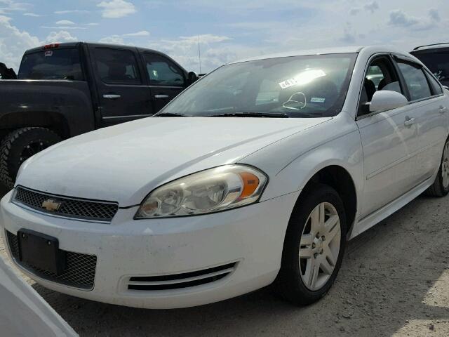 2G1WB5E32C1141223 - 2012 CHEVROLET IMPALA WHITE photo 2