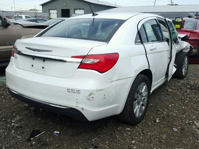 1C3CCBAB0CN103964 - 2012 CHRYSLER 200 LX WHITE photo 4