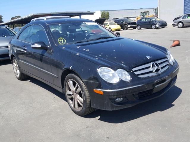 WDBTJ56H29F267136 - 2009 MERCEDES-BENZ CLK 350 BLACK photo 1