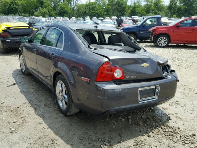 1G1ZC5EB1A4141569 - 2010 CHEVROLET MALIBU 1LT ნაცრისფერი ფოტო 3