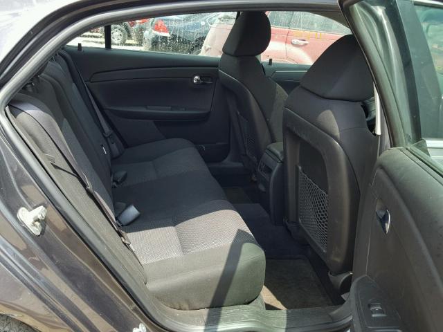 1G1ZC5EB1A4141569 - 2010 CHEVROLET MALIBU 1LT ნაცრისფერი ფოტო 6