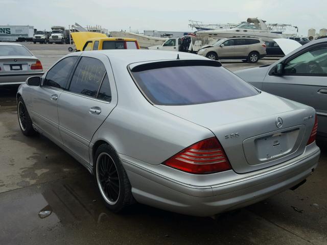 WDBNG74J73A372168 - 2003 MERCEDES-BENZ S 55 AMG SILVER photo 3