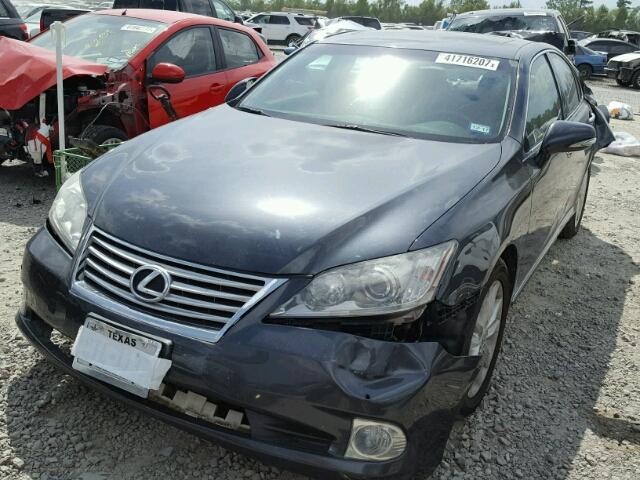 JTHBK1EG3A2405241 - 2010 LEXUS ES BLACK photo 2