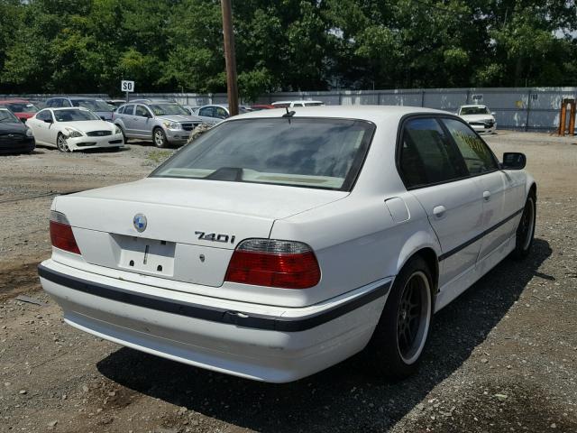 WBAGG83431DN84036 - 2001 BMW 740 I AUTO WHITE photo 4