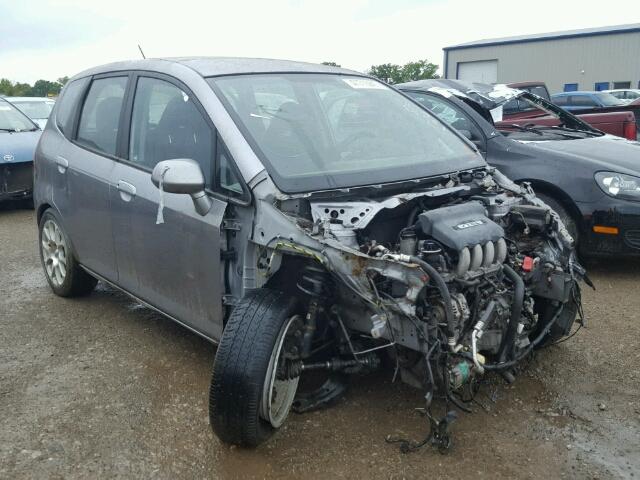 JHMGD38487S011966 - 2007 HONDA FIT SILVER photo 1