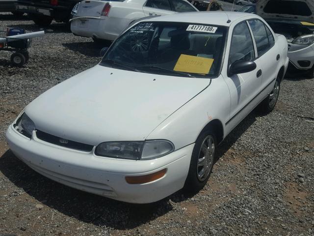 1Y1SK5266TZ048664 - 1996 GEO PRIZM BASE WHITE photo 2