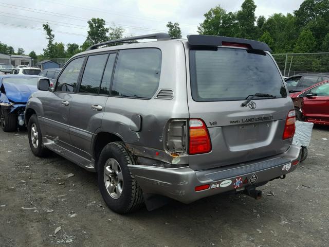 JTEHT05J512013453 - 2001 TOYOTA LAND CRUIS GRAY photo 3