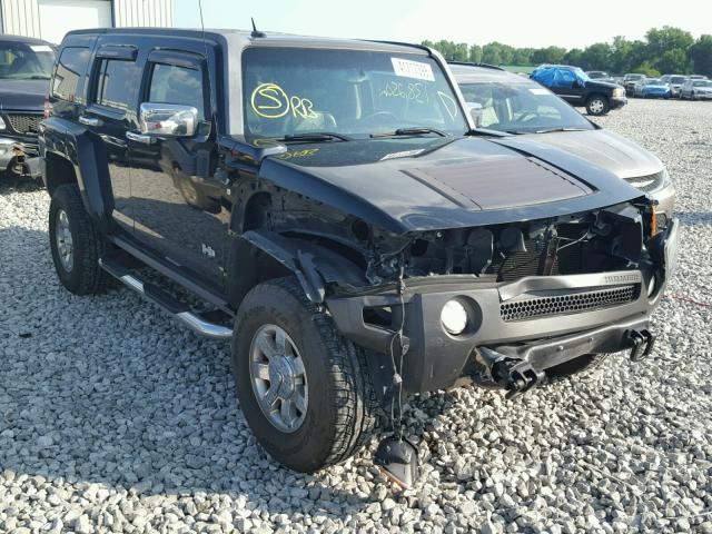 5GTDN13E778108748 - 2007 HUMMER H3 BLACK photo 1