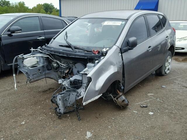 JN8AS58V89W434581 - 2009 NISSAN ROGUE GRAY photo 2