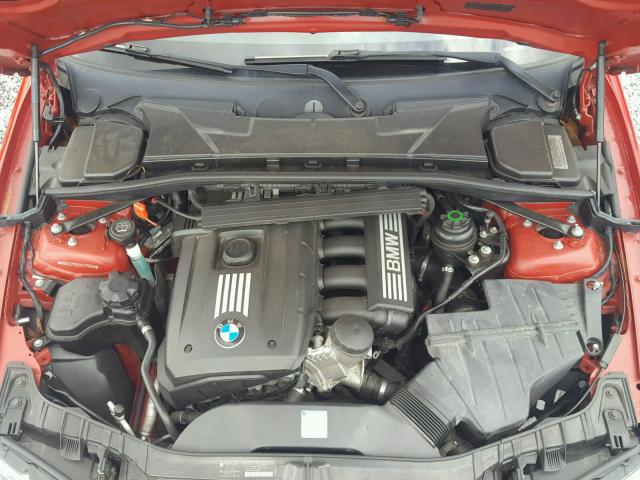 WBAUL73529VJ75890 - 2009 BMW 128 I RED photo 7