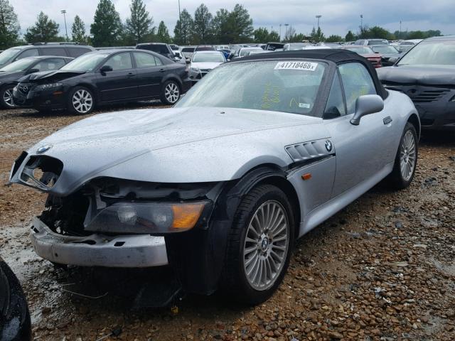 4USCH7321VLB78207 - 1997 BMW Z3 1.9 SILVER photo 2