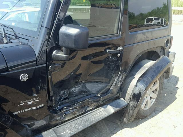 1C4AJWBGXHL506282 - 2017 JEEP WRANGLER S შავი ფოტო 9