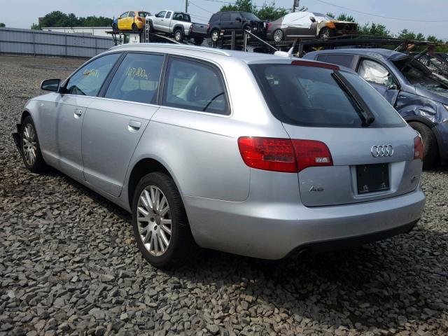 WAUKH74FX6N126156 - 2006 AUDI A6 AVANT Q SILVER photo 3