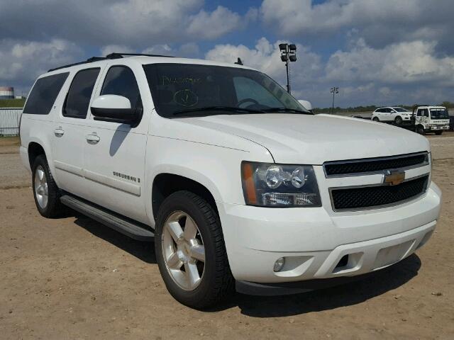 1GNFC16087R213211 - 2007 CHEVROLET SUBURBAN C WHITE photo 1