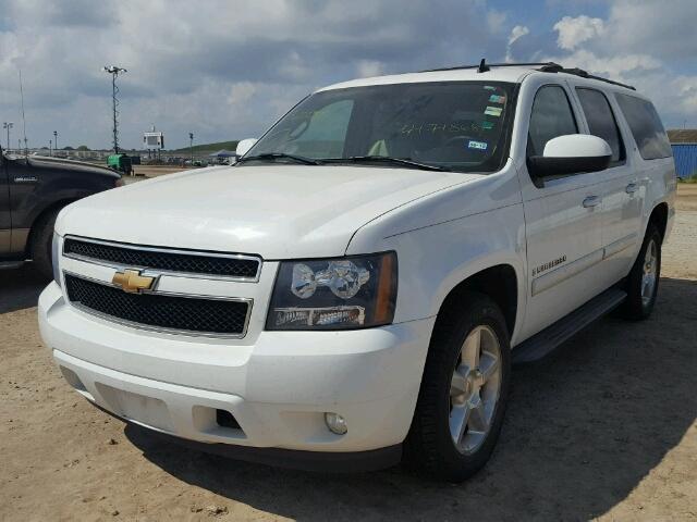 1GNFC16087R213211 - 2007 CHEVROLET SUBURBAN C WHITE photo 2