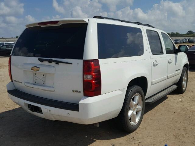 1GNFC16087R213211 - 2007 CHEVROLET SUBURBAN C WHITE photo 4