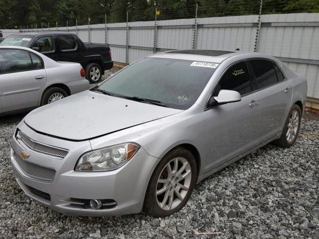1G1ZE5EU5CF158409 - 2012 CHEVROLET MALIBU LTZ 银色 照片 2