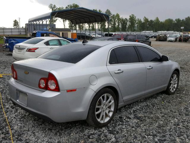 1G1ZE5EU5CF158409 - 2012 CHEVROLET MALIBU LTZ 银色 照片 4