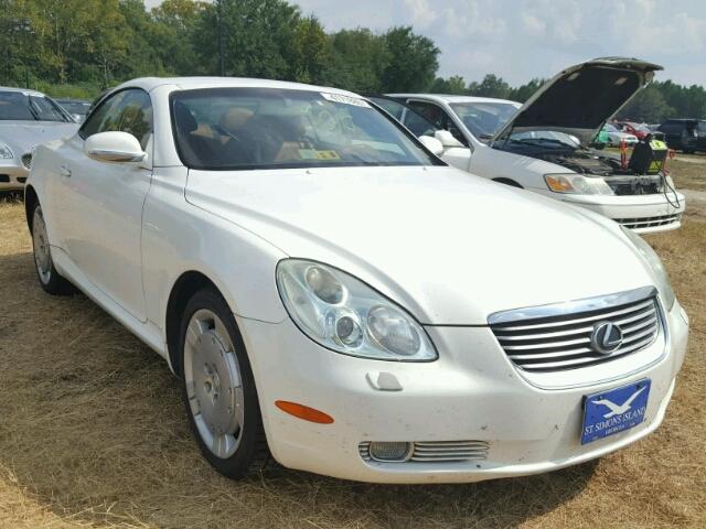 JTHFN48Y320014697 - 2002 LEXUS SC WHITE photo 1