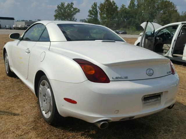 JTHFN48Y320014697 - 2002 LEXUS SC WHITE photo 3