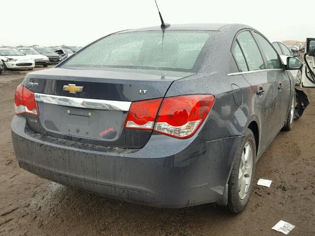 1G1PC5SB9E7344001 - 2014 CHEVROLET CRUZE LT BLUE photo 4