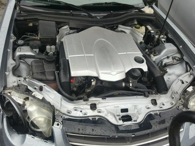 1C3AN69L04X020322 - 2004 CHRYSLER CROSSFIRE GRAY photo 7