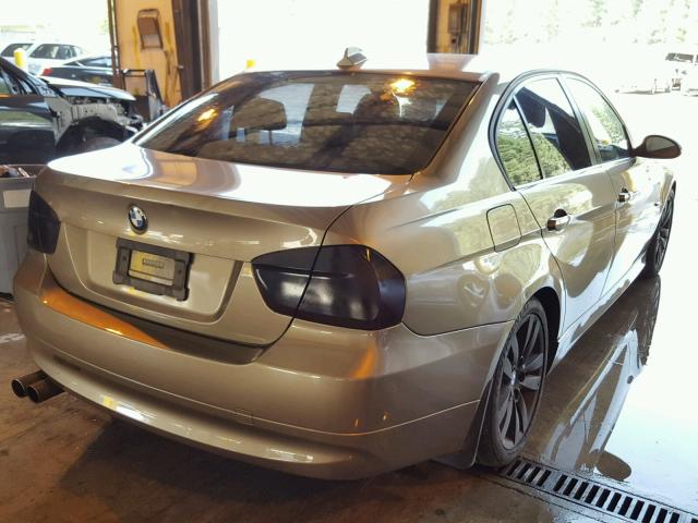 WBAVB17576NK33079 - 2006 BMW 325 I AUTO GOLD photo 4