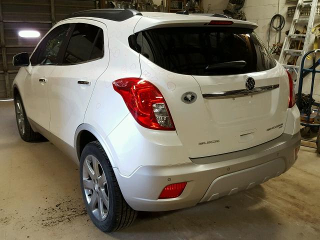 KL4CJHSB3DB143455 - 2013 BUICK ENCORE PRE WHITE photo 3