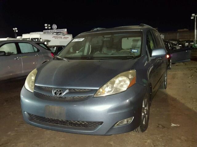 5TDZA22C16S489439 - 2006 TOYOTA SIENNA XLE BLUE photo 2