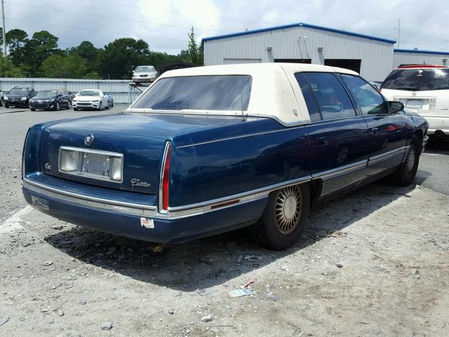 1G6KD52B0RU293495 - 1994 CADILLAC DEVILLE GREEN photo 4