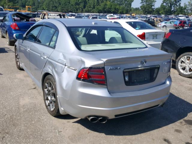 19UUA76598A002928 - 2008 ACURA TL TYPE S SILVER photo 3