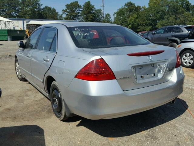 1HGCM56396A181491 - 2006 HONDA ACCORD SILVER photo 3