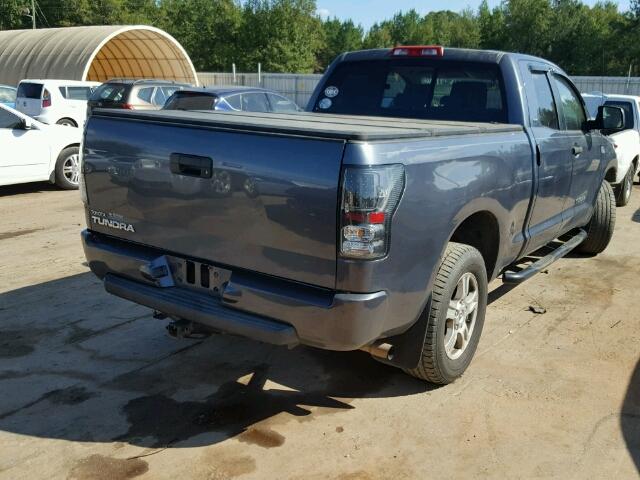 5TFRT54187X001834 - 2007 TOYOTA TUNDRA GRAY photo 4