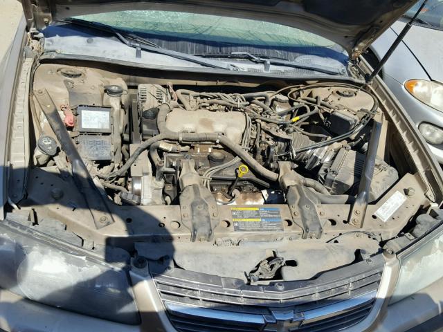 2G1WF52E959179577 - 2005 CHEVROLET IMPALA GOLD photo 7