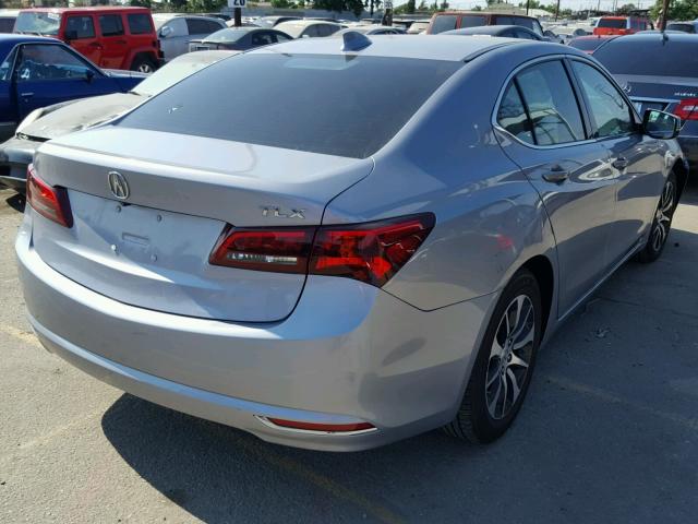 19UUB1F51FA021738 - 2015 ACURA TLX TECH ვერცხლისფერი ფოტო 4