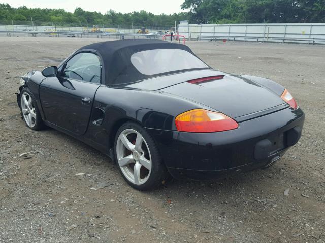 WP0CA2986YU621410 - 2000 PORSCHE BOXSTER BLACK photo 3