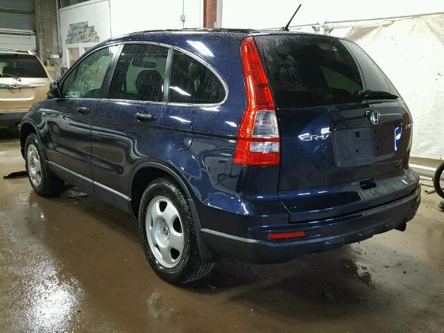 JHLRE4H3XBC020789 - 2011 HONDA CR-V BLUE photo 3