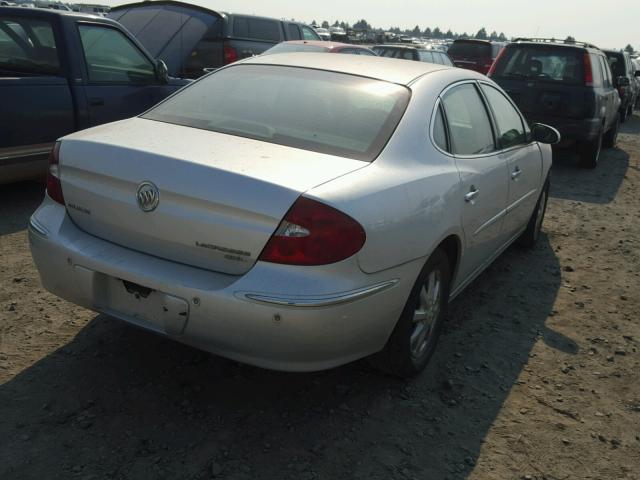 2G4WD532651264484 - 2005 BUICK LACROSSE C SILVER photo 4