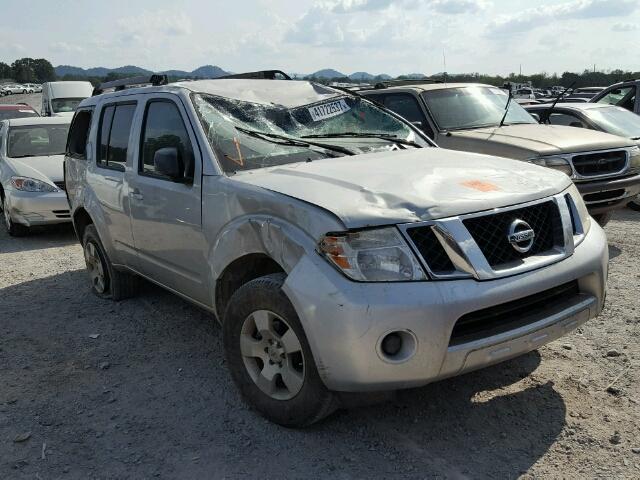 5N1AR18B48C620801 - 2008 NISSAN PATHFINDER SILVER photo 1