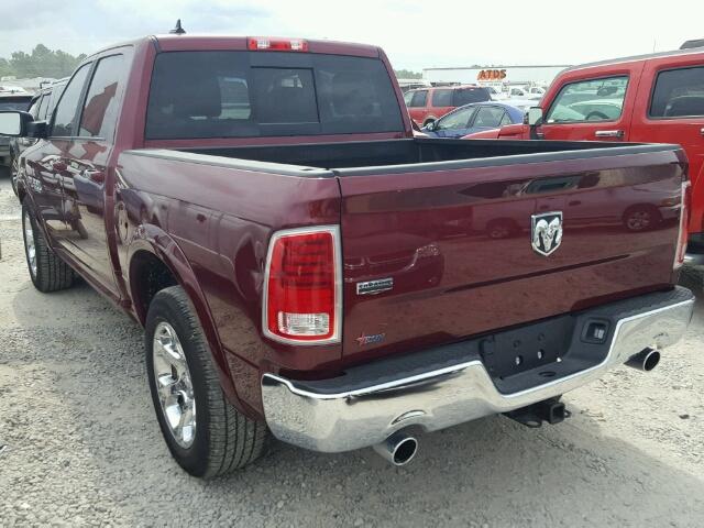 1C6RR6NT4HS765285 - 2017 RAM 1500 LARAM BURGUNDY photo 3