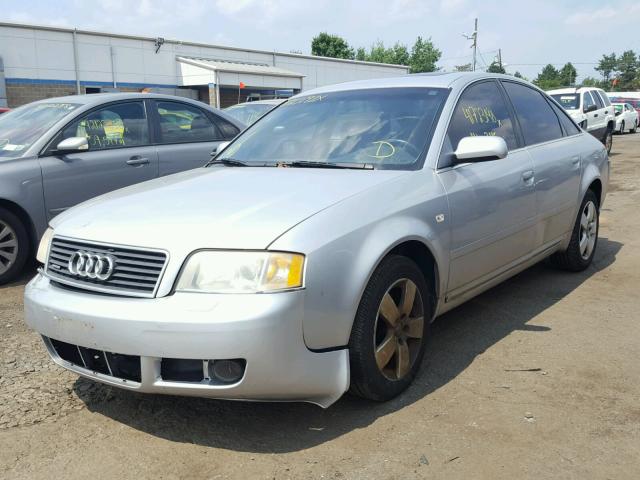 WAULD64B82N080280 - 2002 AUDI A6 2.7T QU SILVER photo 2