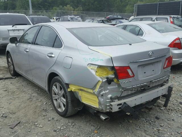 JTHBJ46G972127747 - 2007 LEXUS ES SILVER photo 3