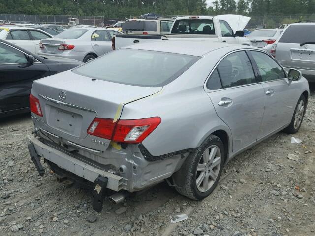 JTHBJ46G972127747 - 2007 LEXUS ES SILVER photo 4